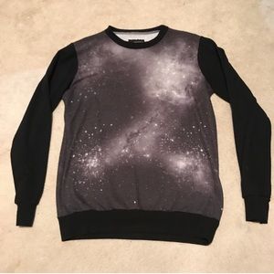 Black and White Galaxy Long Sleeve